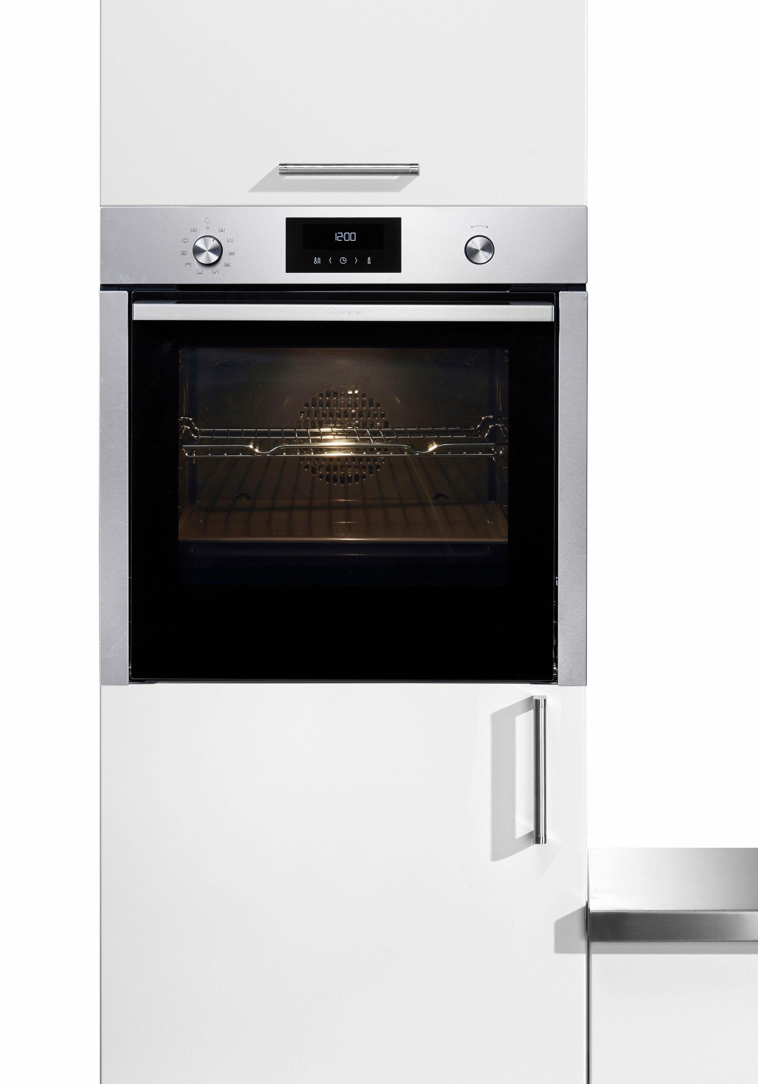 NEFF Pyrolyse Backofen N 50 B6CCH7AN0, mit Teleskopauszug nachrüstbar, Pyrolyse-Selbstreinigung, mit Hide®