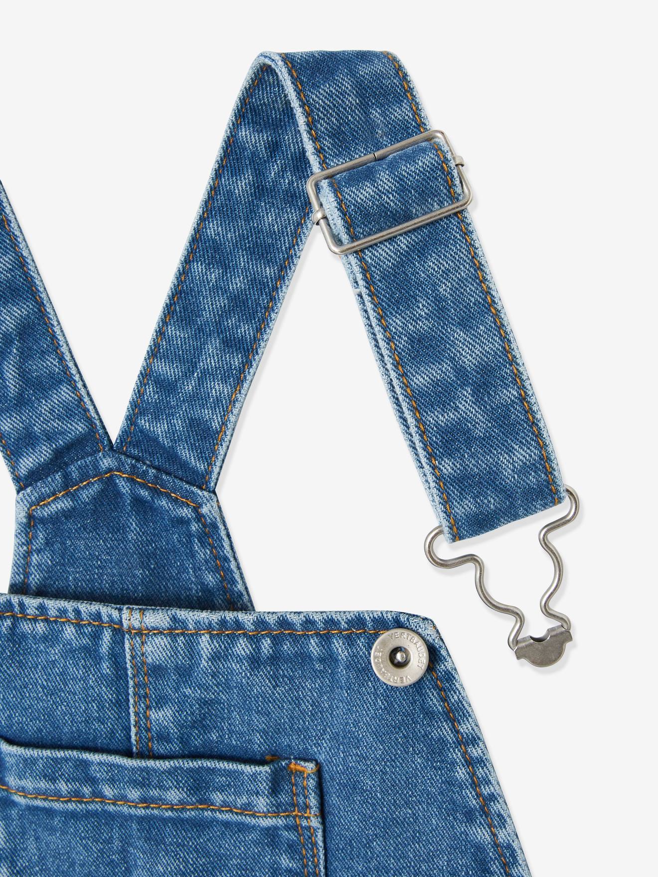 Salopette en jean fille stone