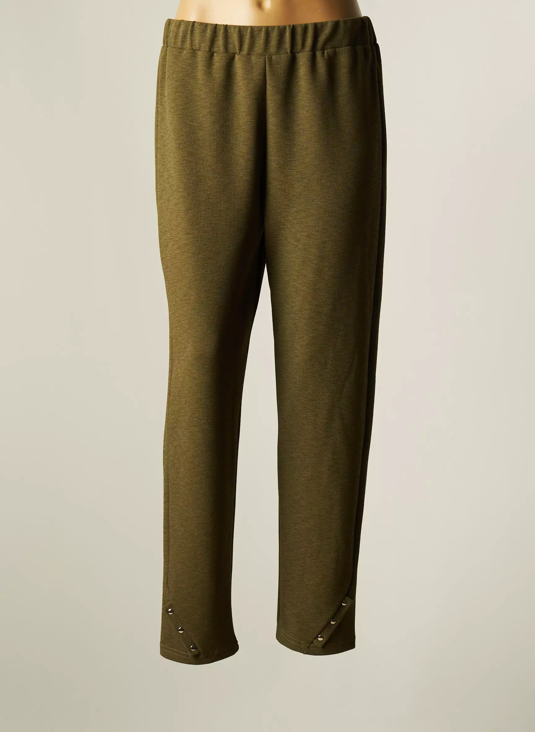 Franck Anna Pantalons Slim Femme couleur vert