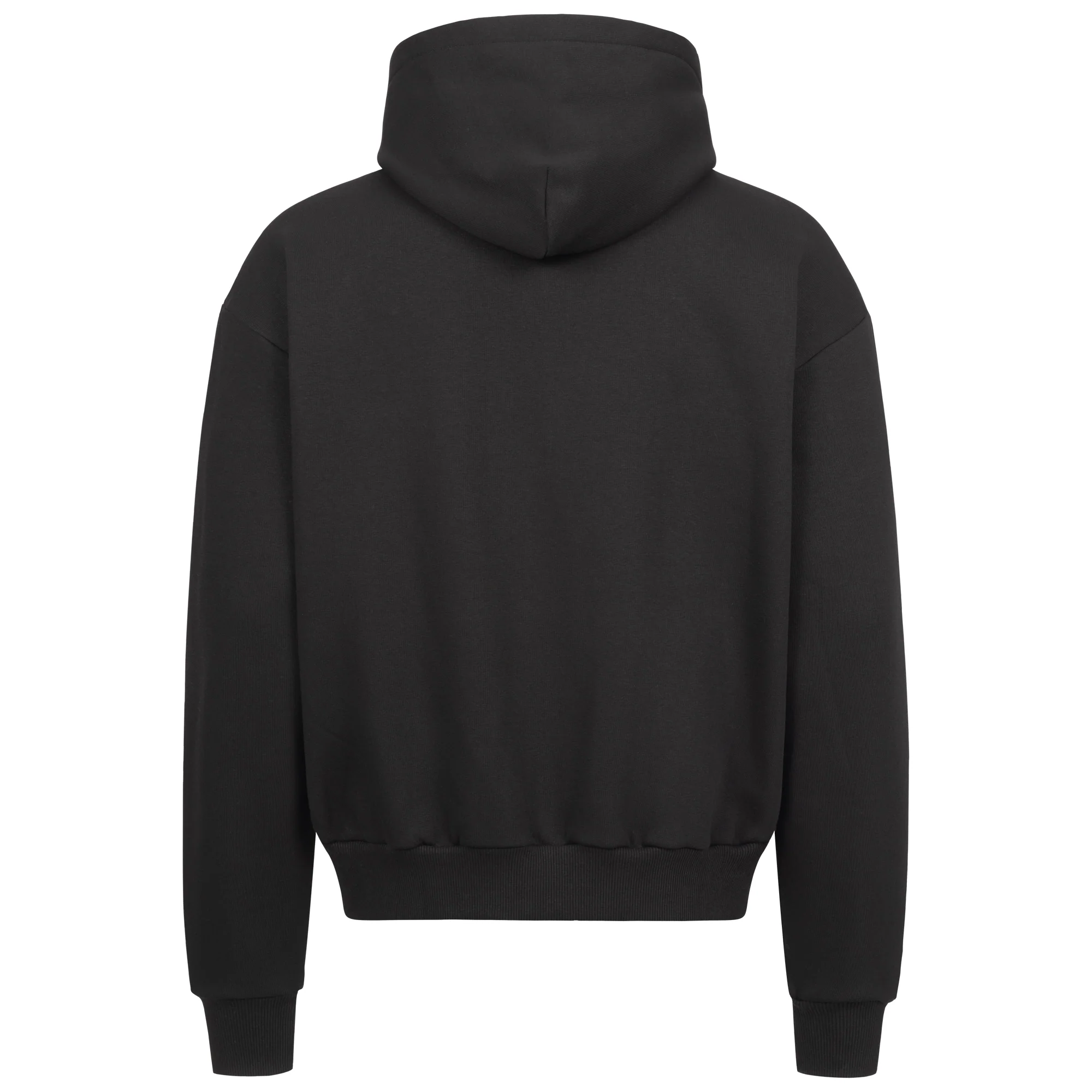 Black / White / Black 3D College Zipper