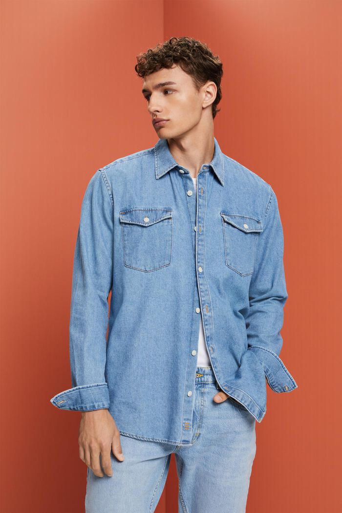 Hemd aus Baumwoll-Denim