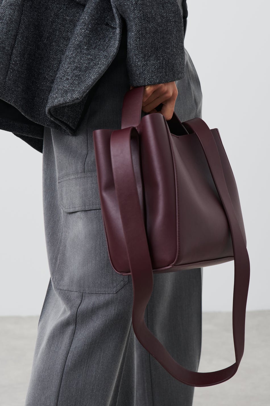 Pu midi bag