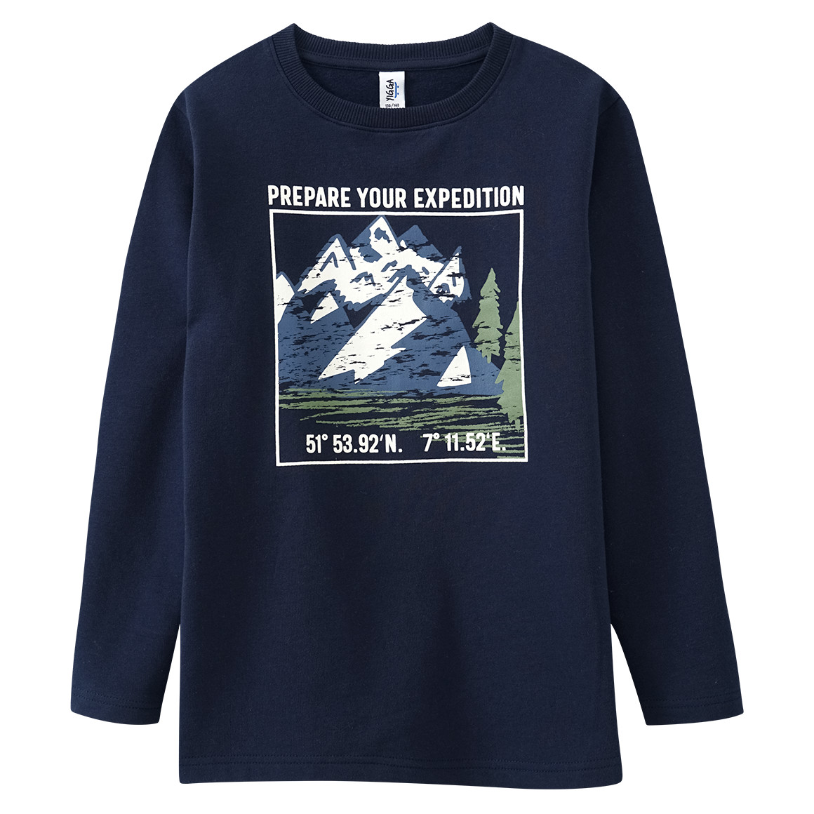 Jungen Langarmshirt mit großem Print