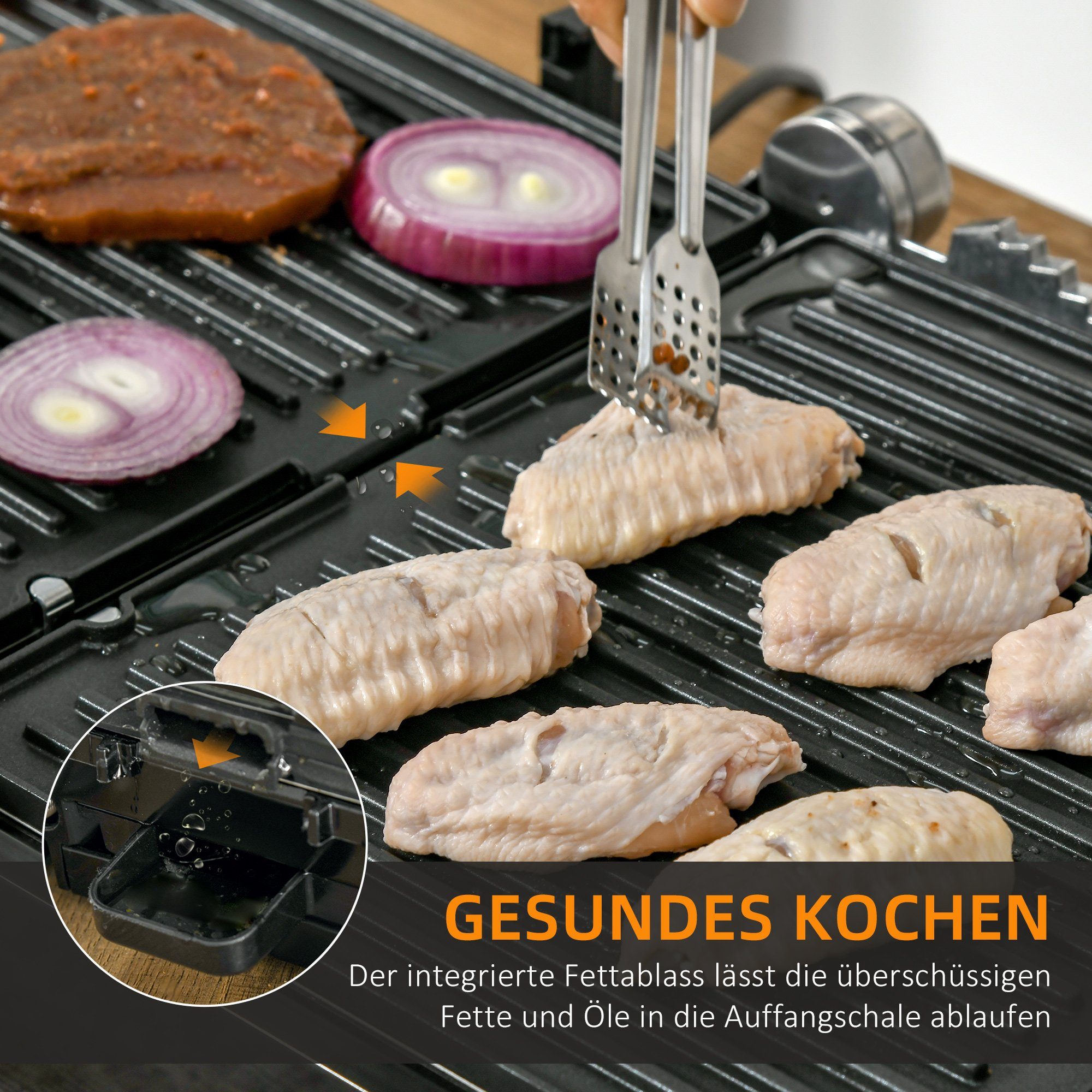HOMCOM Raclette Elektrogrill