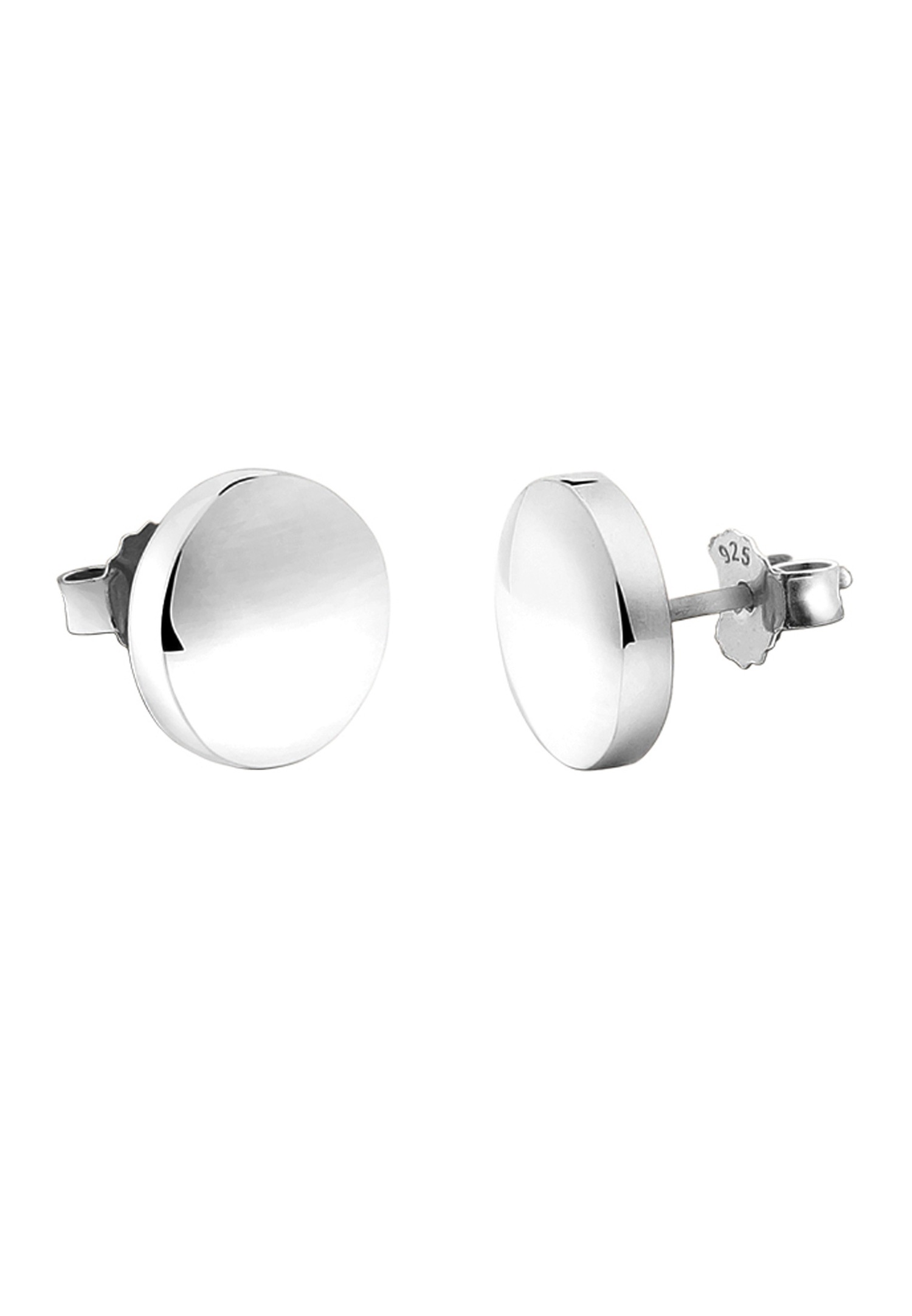 Runde Damen-Ohrstecker von Nenalina aus 925er Sterlingsilber