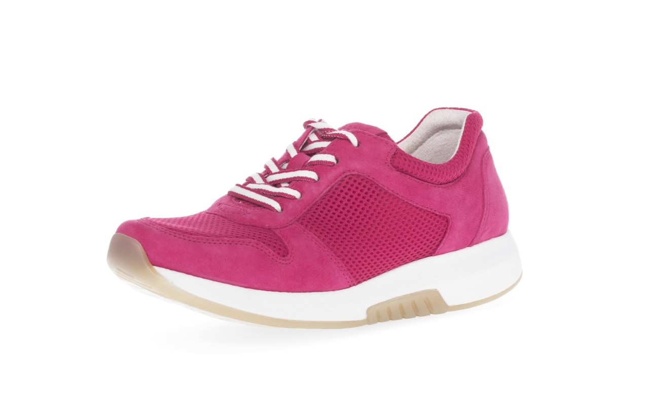 GABOR Freizeit Schnürer lila/pink rollingsoft by Gabor Sneaker low 46.946.