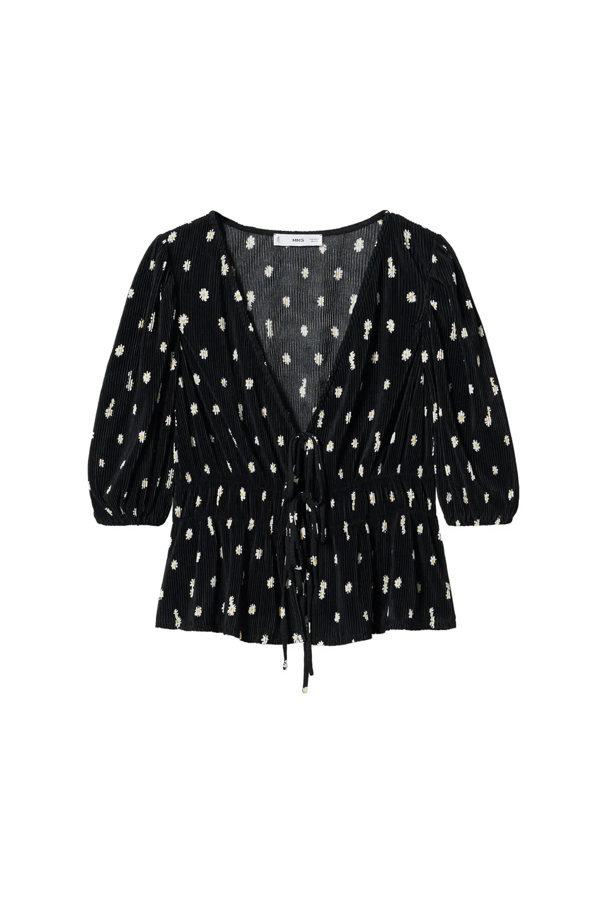 MANGO  Schwarze Damenbluse 37042004