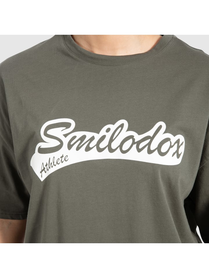 SMILODOX Unisex T-Shirt Macey in Khaki günstig kaufen