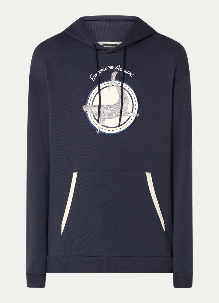 Emporio Armani Hoodie with embroidery
