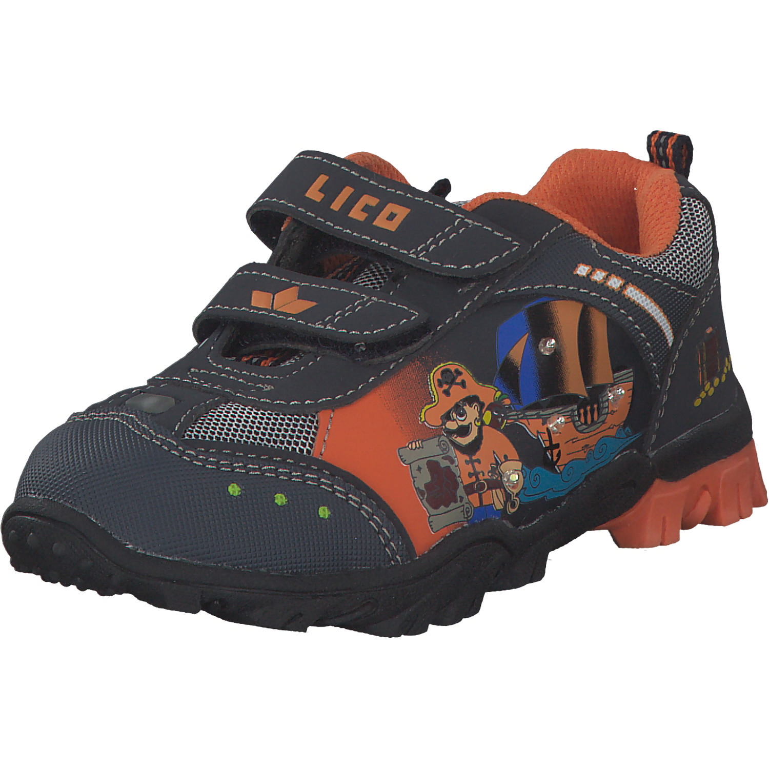 Geka Pirate V Blinky, Sneakers Low, Kinder, Orange