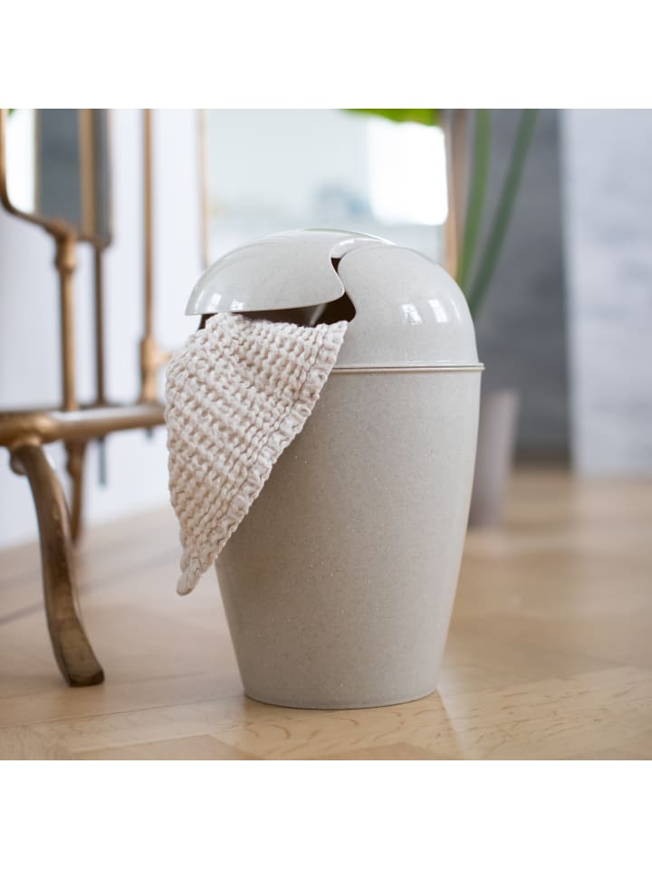 koziol DEL M - Schwingdeckeleimer 12l in recycled ash grey günstig kaufen onesize