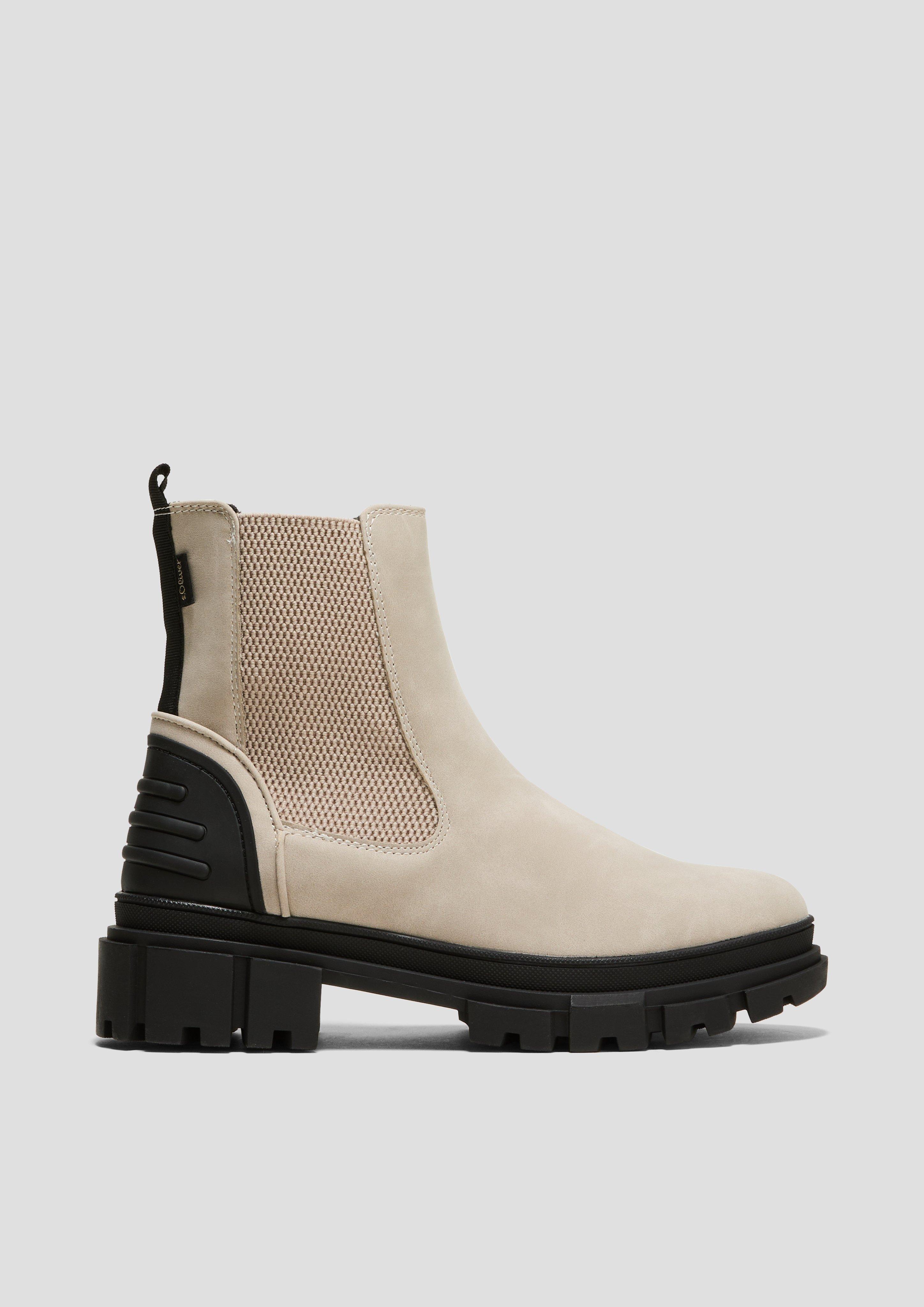 Chelsea Boots mit Kontrast-Detail  6008330-400
