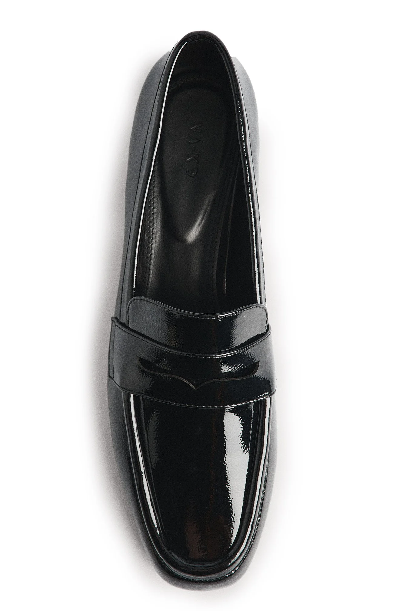 Loafers mit eckiger Spitze