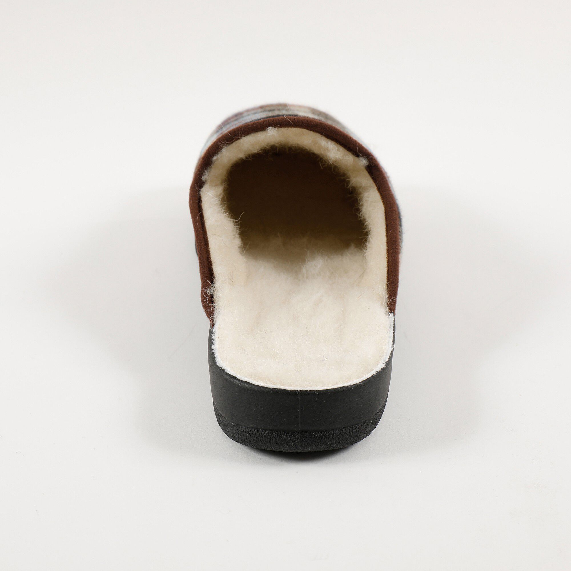 Mules homme fourrées