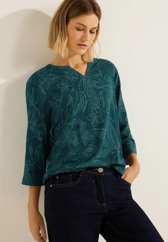 CECIL Bluse mit Punkteprint