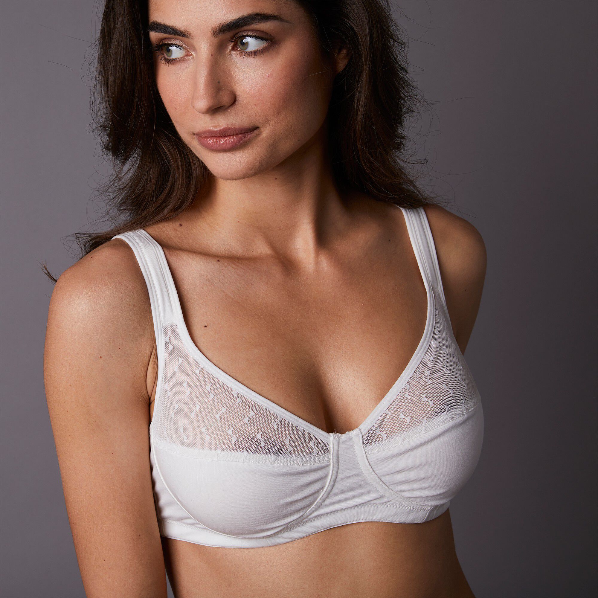 Soutien-gorge coton uni Casma