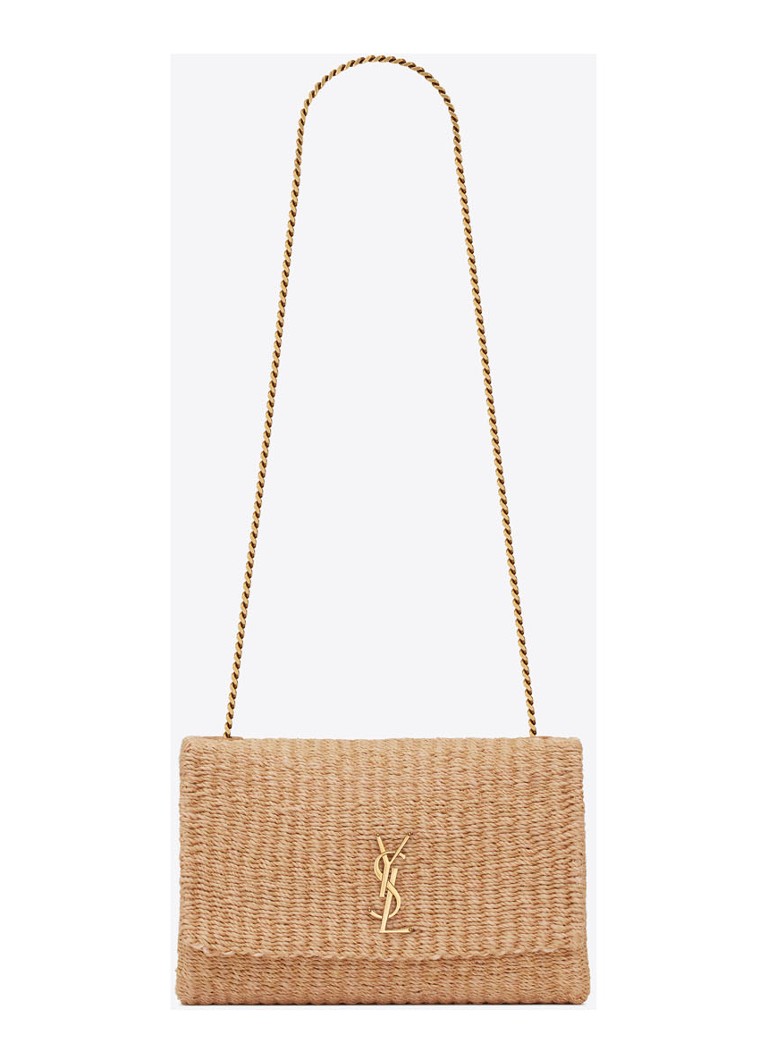 Borsa a tracolla media Kate di Saint Laurent con dettagli in pelle di vitello