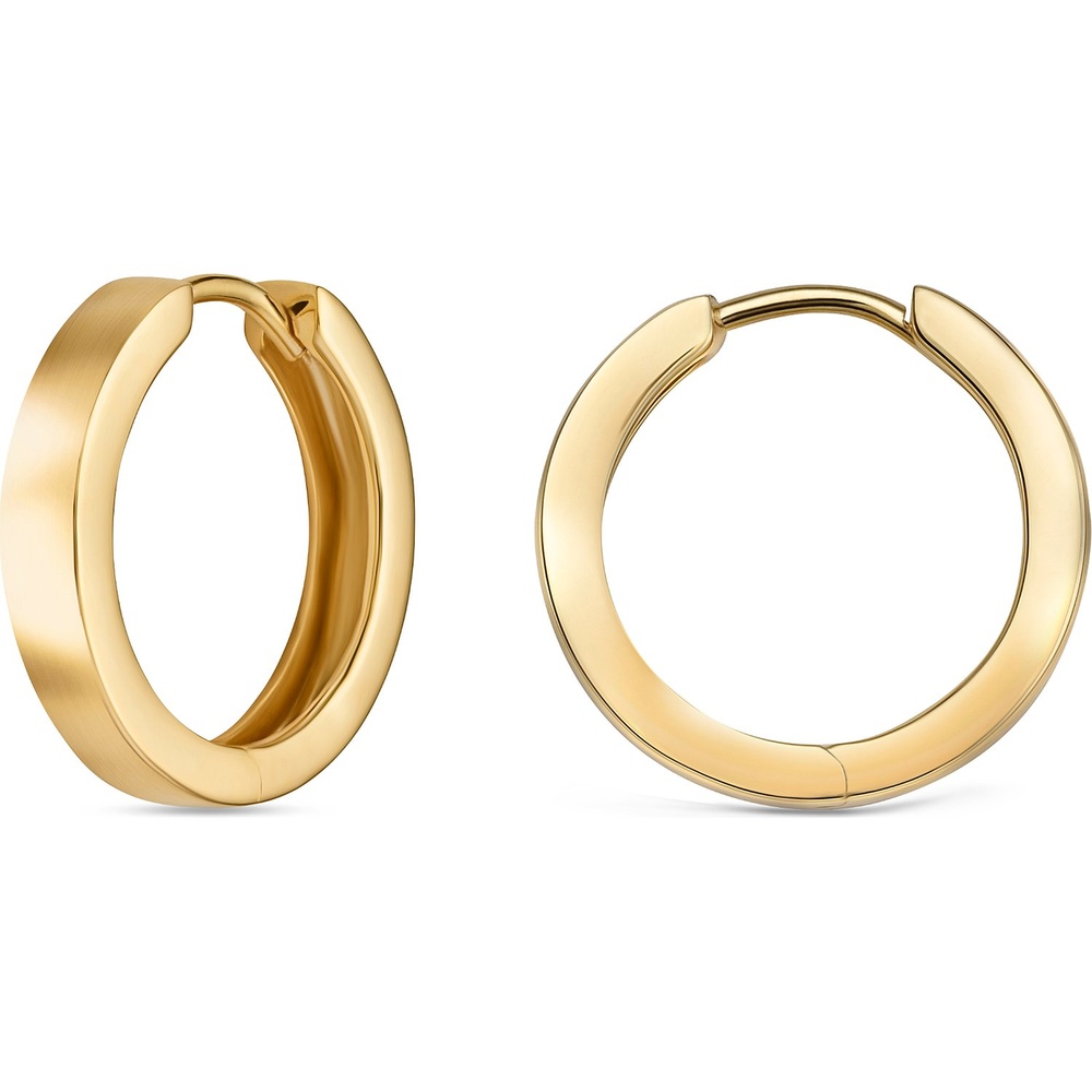 Valeria Créoles 375 Or jaune Boucles d'oreilles