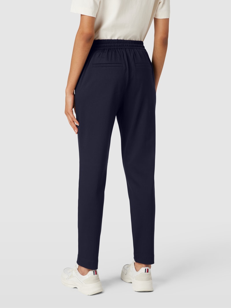Sweatpants mit Ziernähten in marineblau