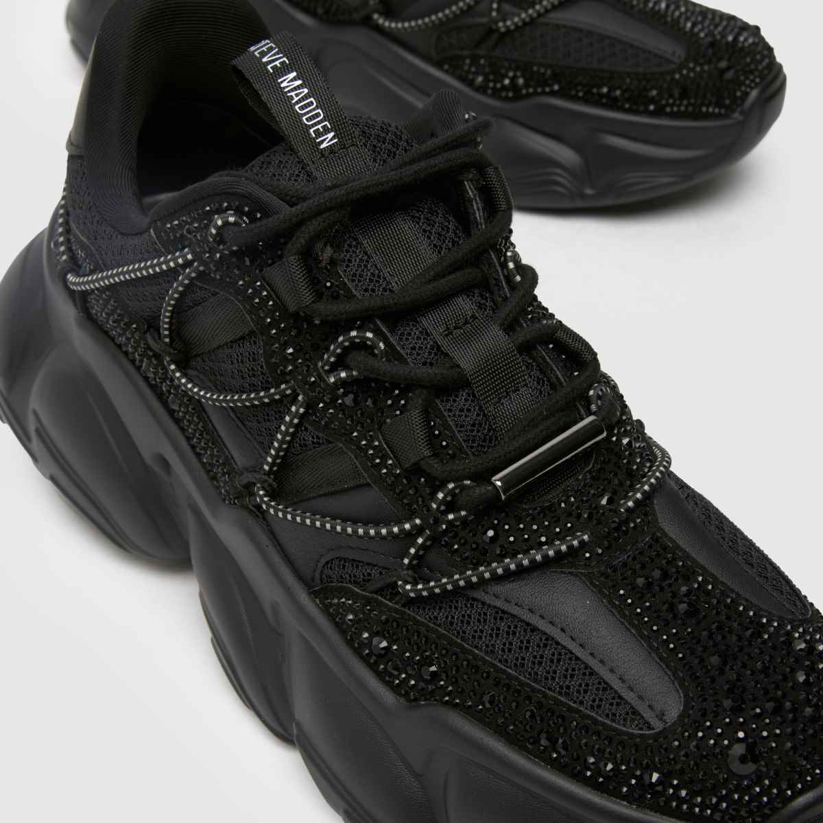 Steve Madden – Spectator-R – Svarta sneakers