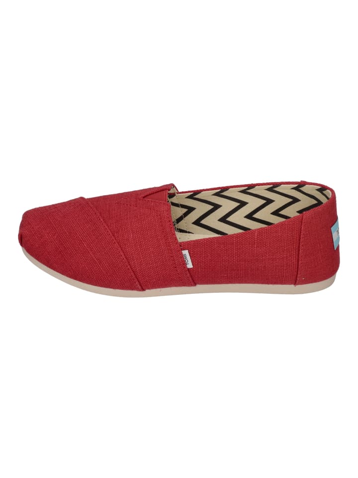TOMS Espadrilles ALPARGATA in rot günstig kaufen