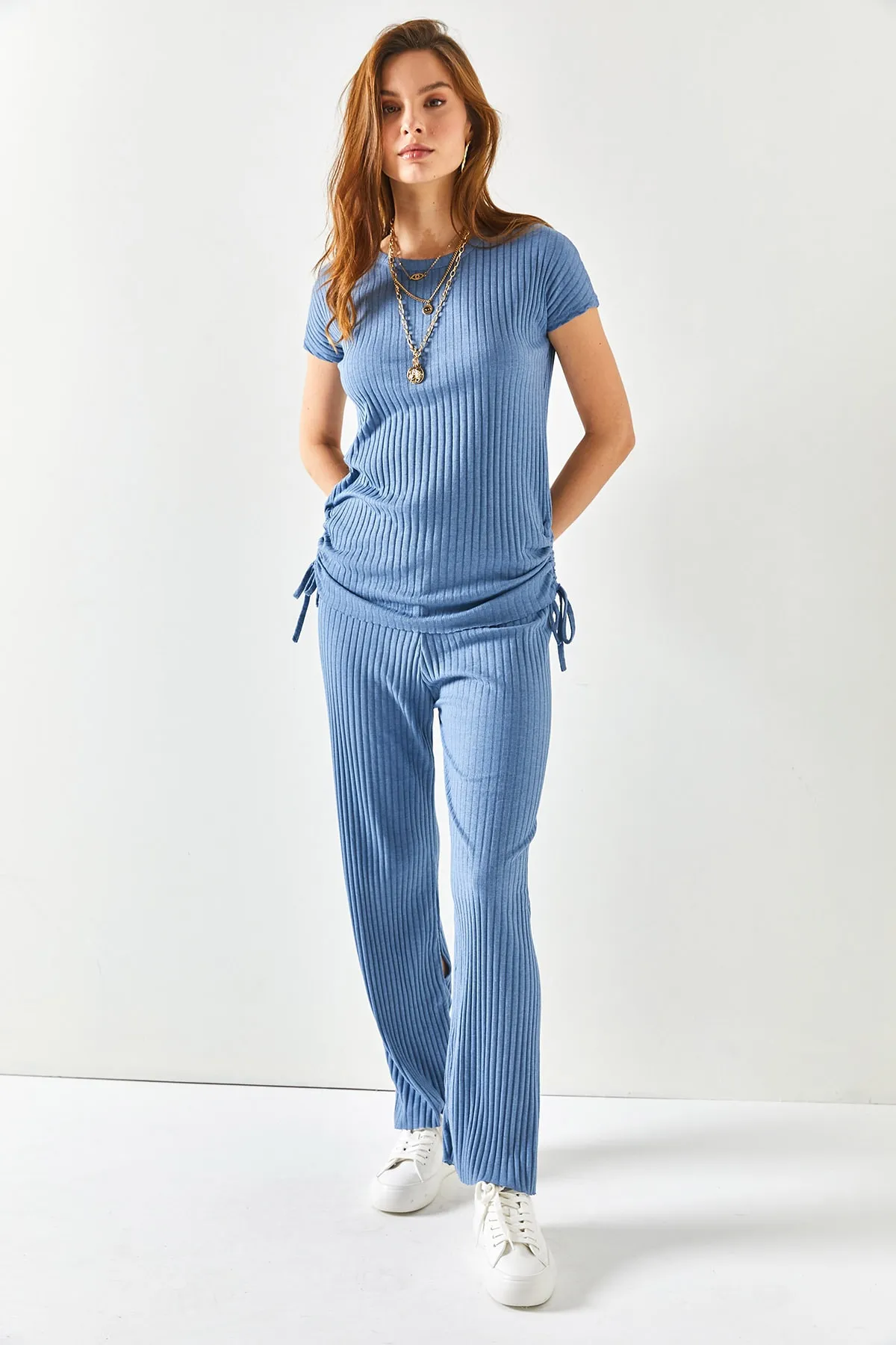 Olalook  Zweiteiler - Blau - Oversized