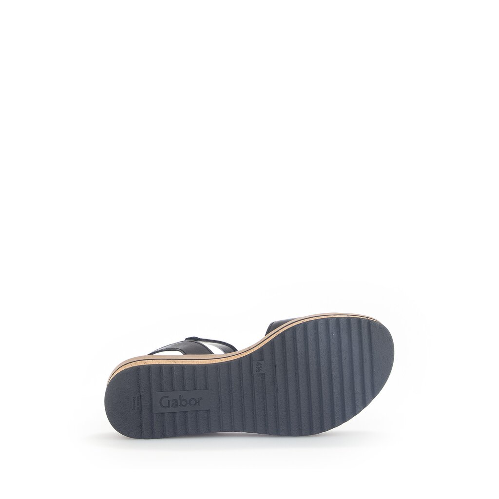Gabor fashion Plateau Sandale schwarz
