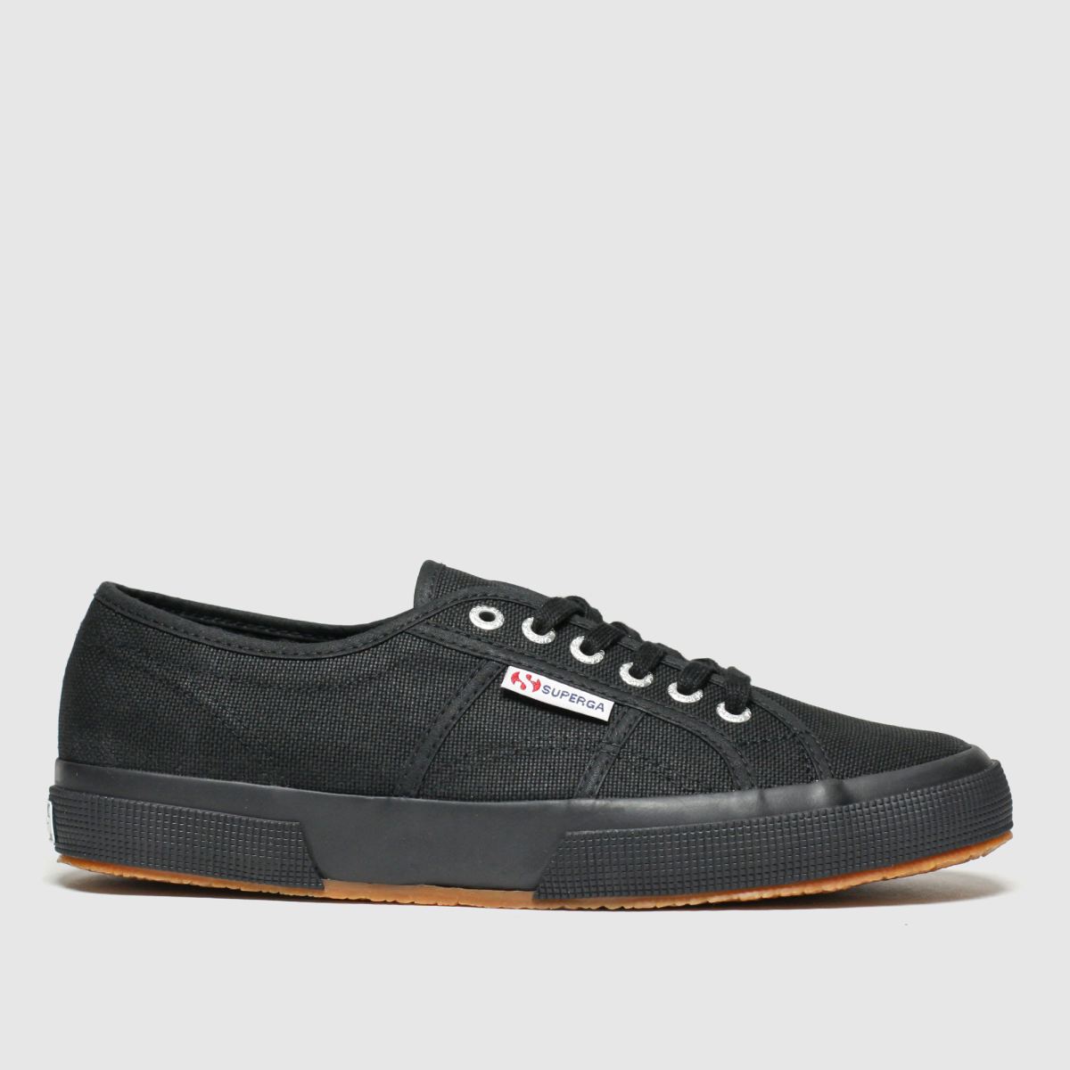 Superga – 2750 Cotu – Svarta klassiska sneakers