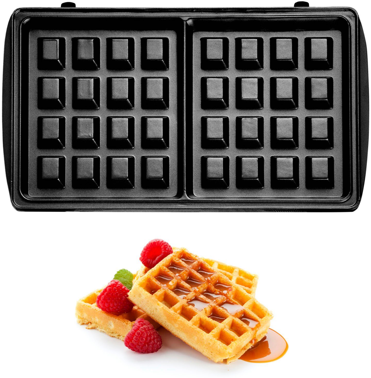 Hyundai 3-in-1-Sandwichmaker SM627, 700 W, austauschbare Sandwich/Waffel/Panini Platten, Lichtsignalisierung