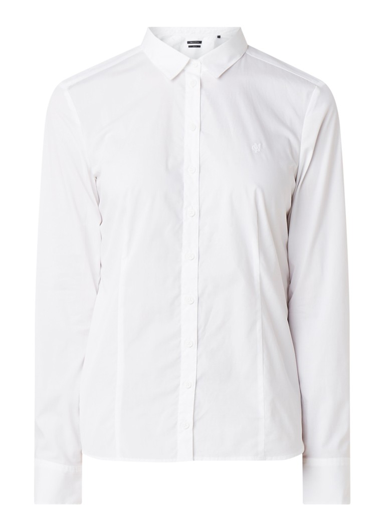 Marc O'Polo Blouse made of cotton poplin with stretch