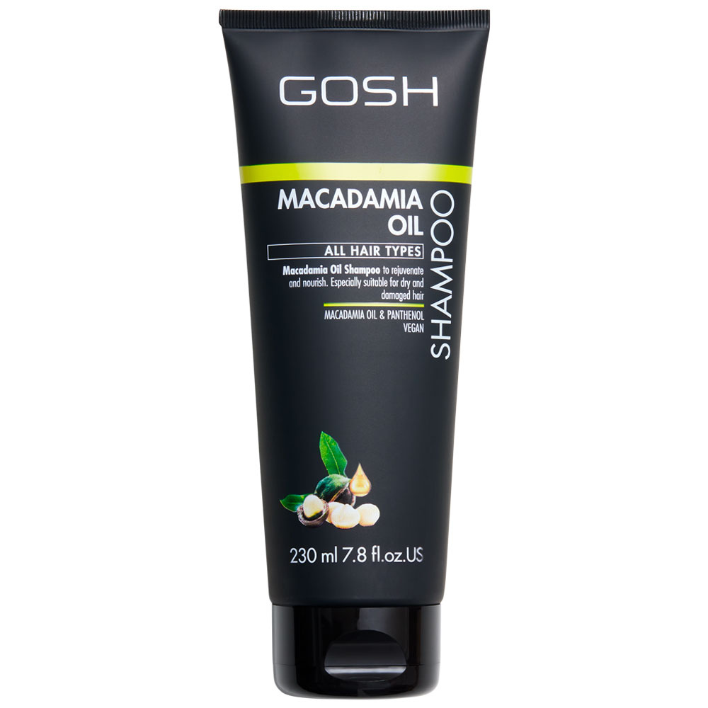 gosh copenhagen Macadamia Shampoo Shampooing à l'huile de Macadamia & Pro-Vitamin B5
