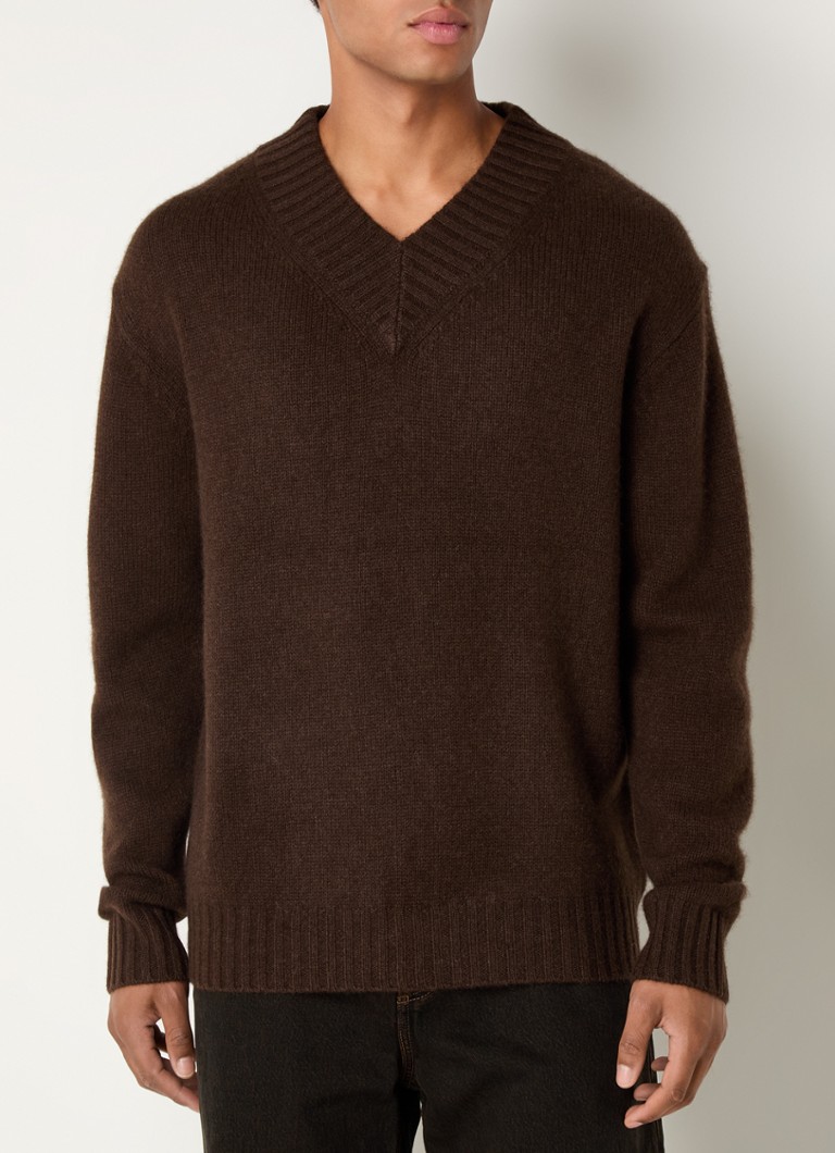 Sandro Fine knitted sweater in wool blend
