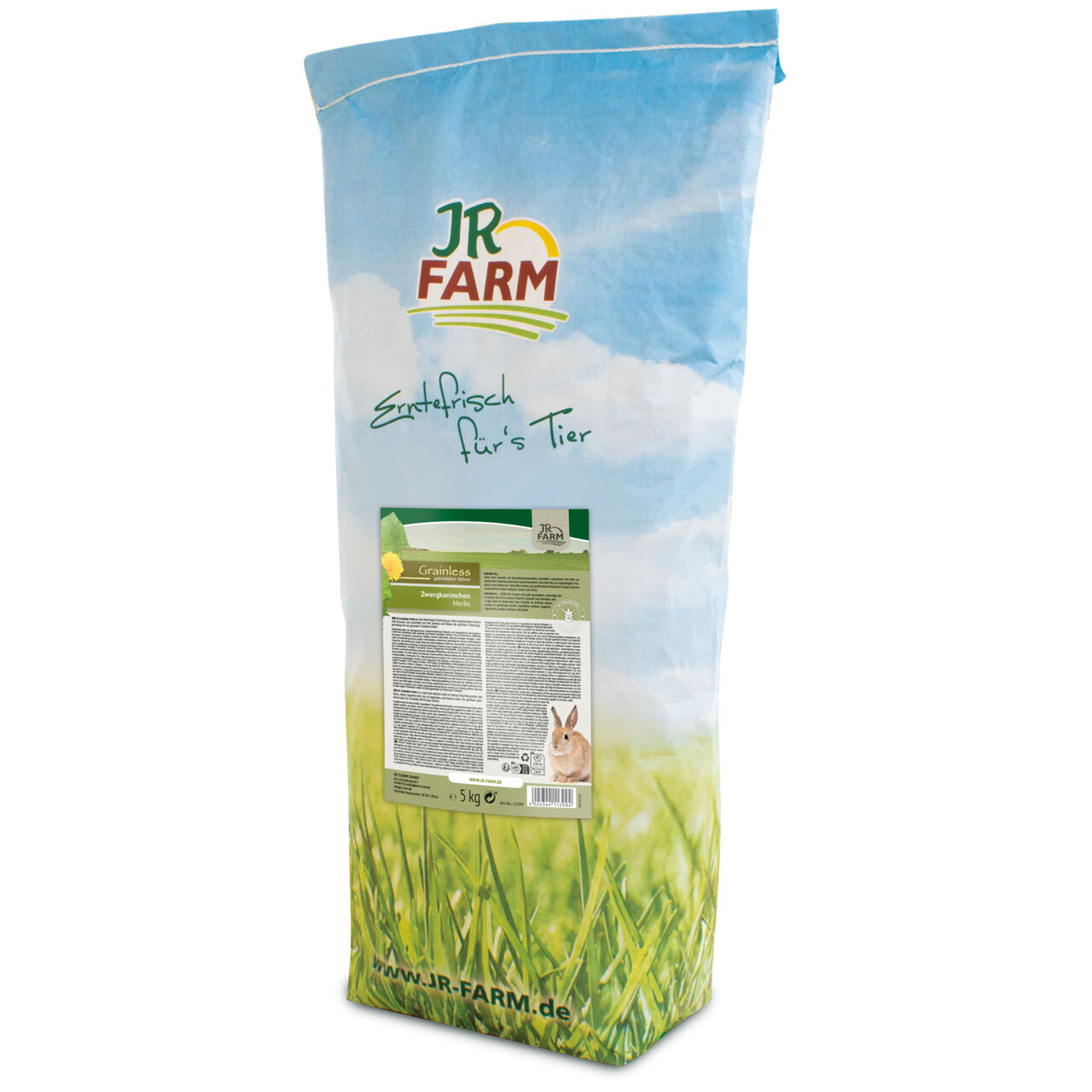 JR Farm Hauptfutter JR Farm Grainless Herbs Zwergkaninchen 5 kg
