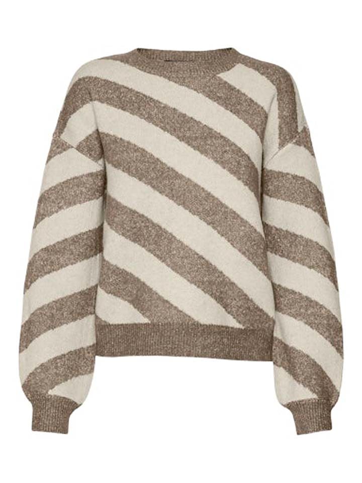 Vero Moda Pullover in Hellbraun/ Beige günstig kaufen