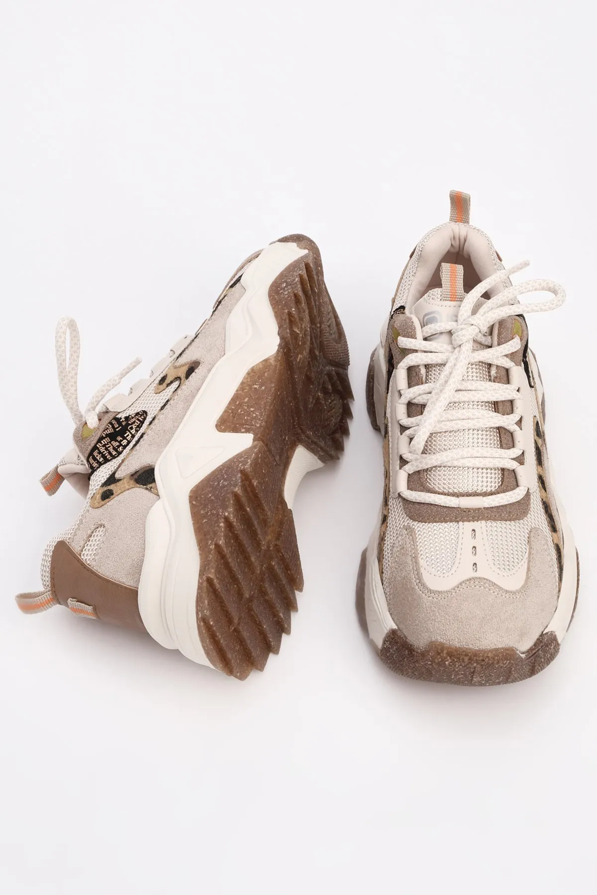 Marjin  Sneaker - Beige - Flacher Absatz