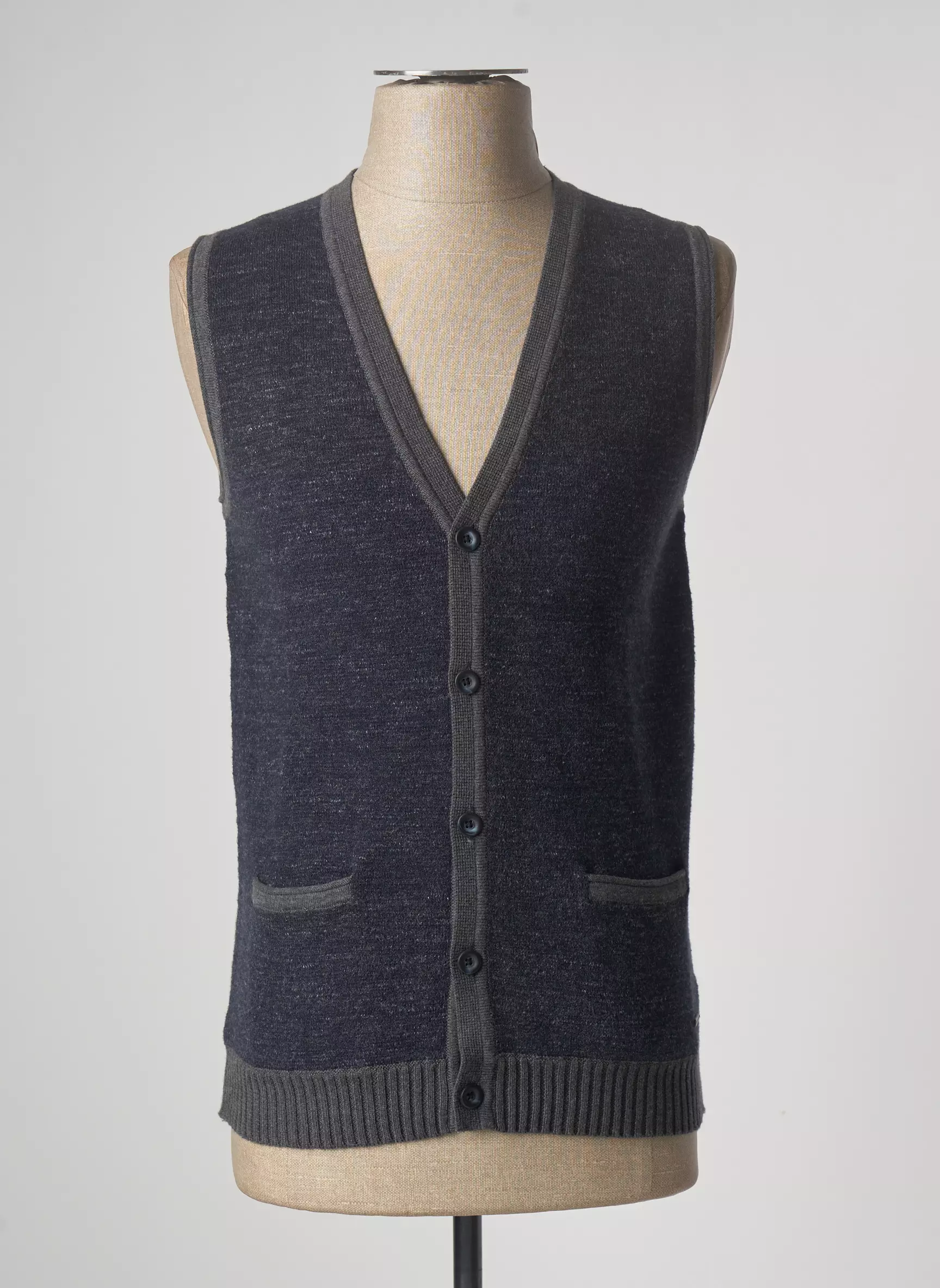 Mise Au Green Gilet Homme couleur gris