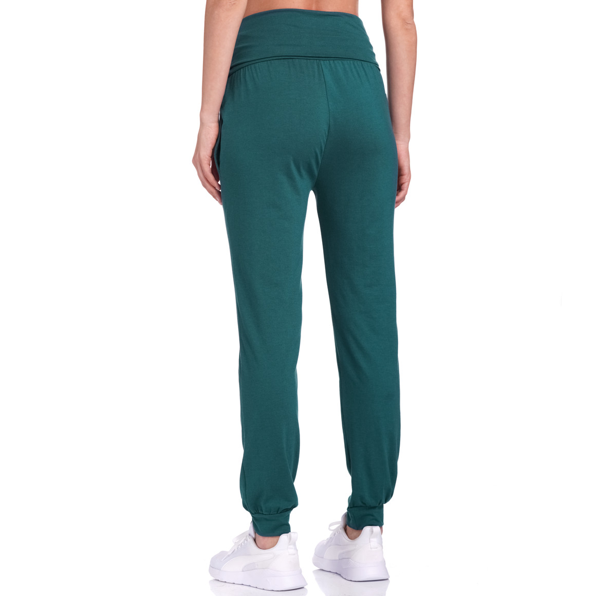 Damen Yoga-Hose mit breitem Bund