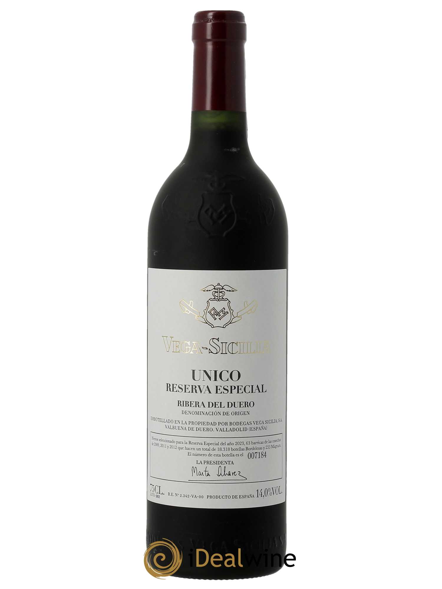 Ribera Del Duero DO Unico Reserva Especial Famille Alvarez   - Lot de 1 Bouteille
