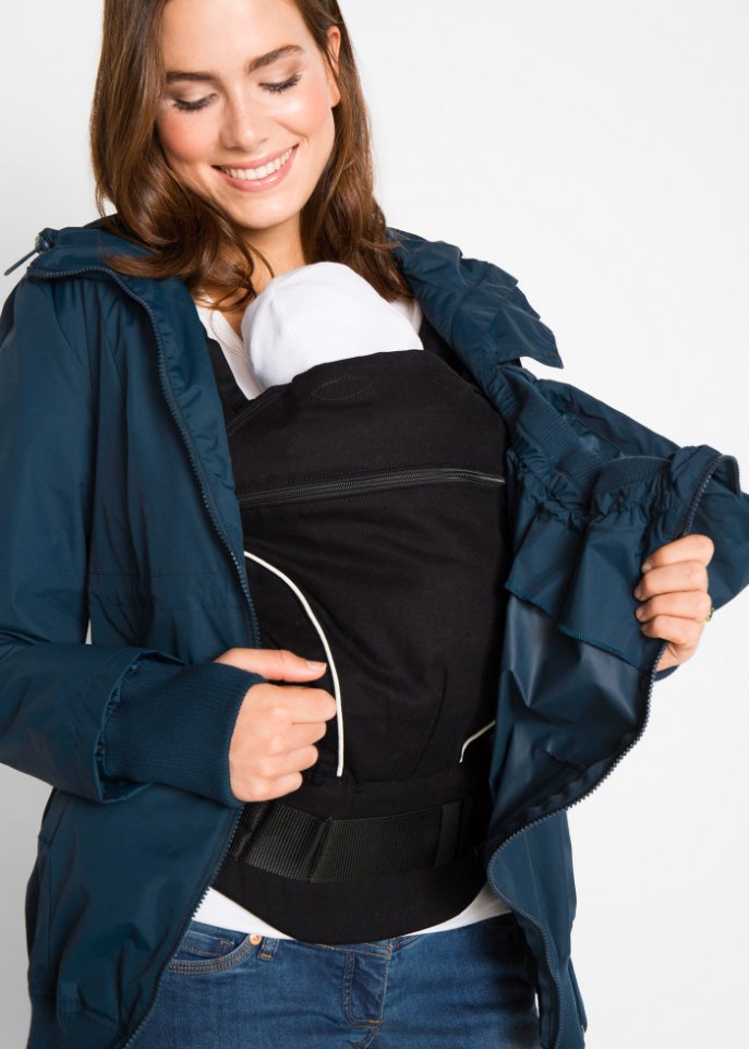 Umstandsjacke mit Babyeinsatz