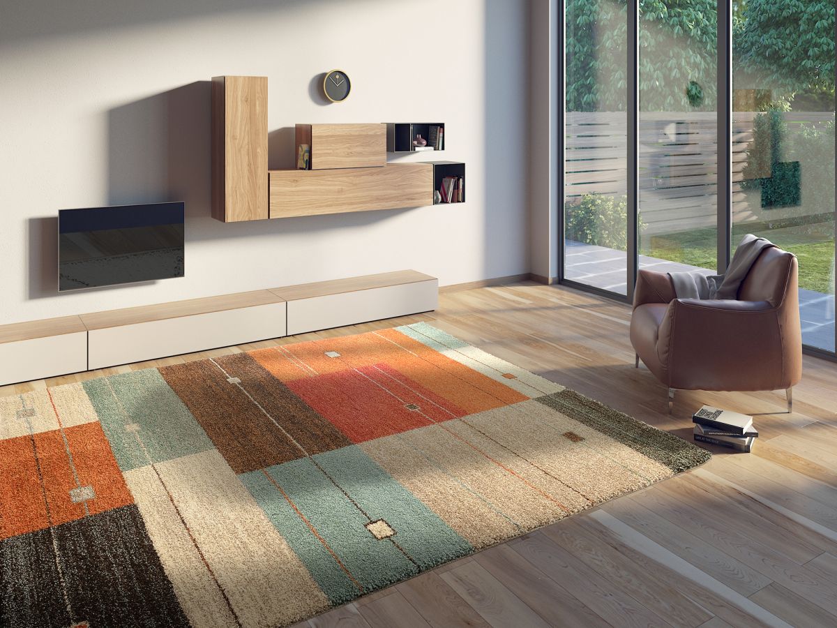Webteppich Diagramm Terra-Mix 80 x 150 cm