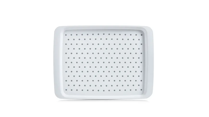 zeller Anti-Rutsch Tablett 35x26cm farblich sortiert