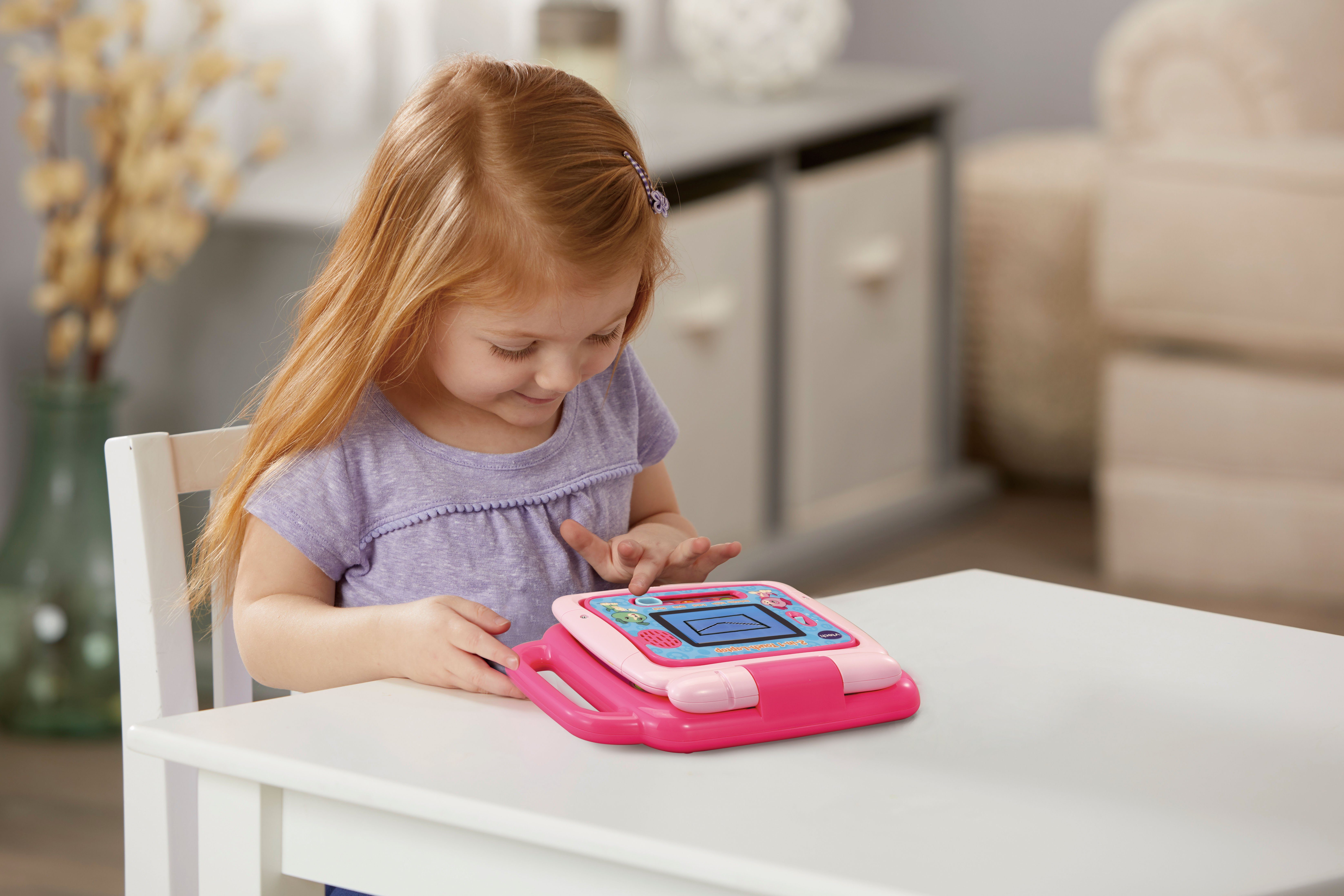 Vtech® Kindercomputer Ready Set School, 2in1 Touch-Laptop, pink