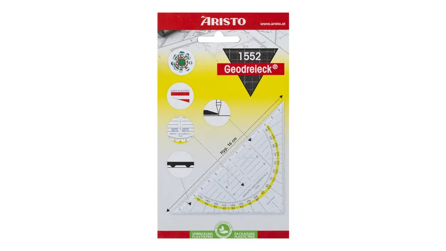 ARISTO Geometrie-Dreieck 16cm