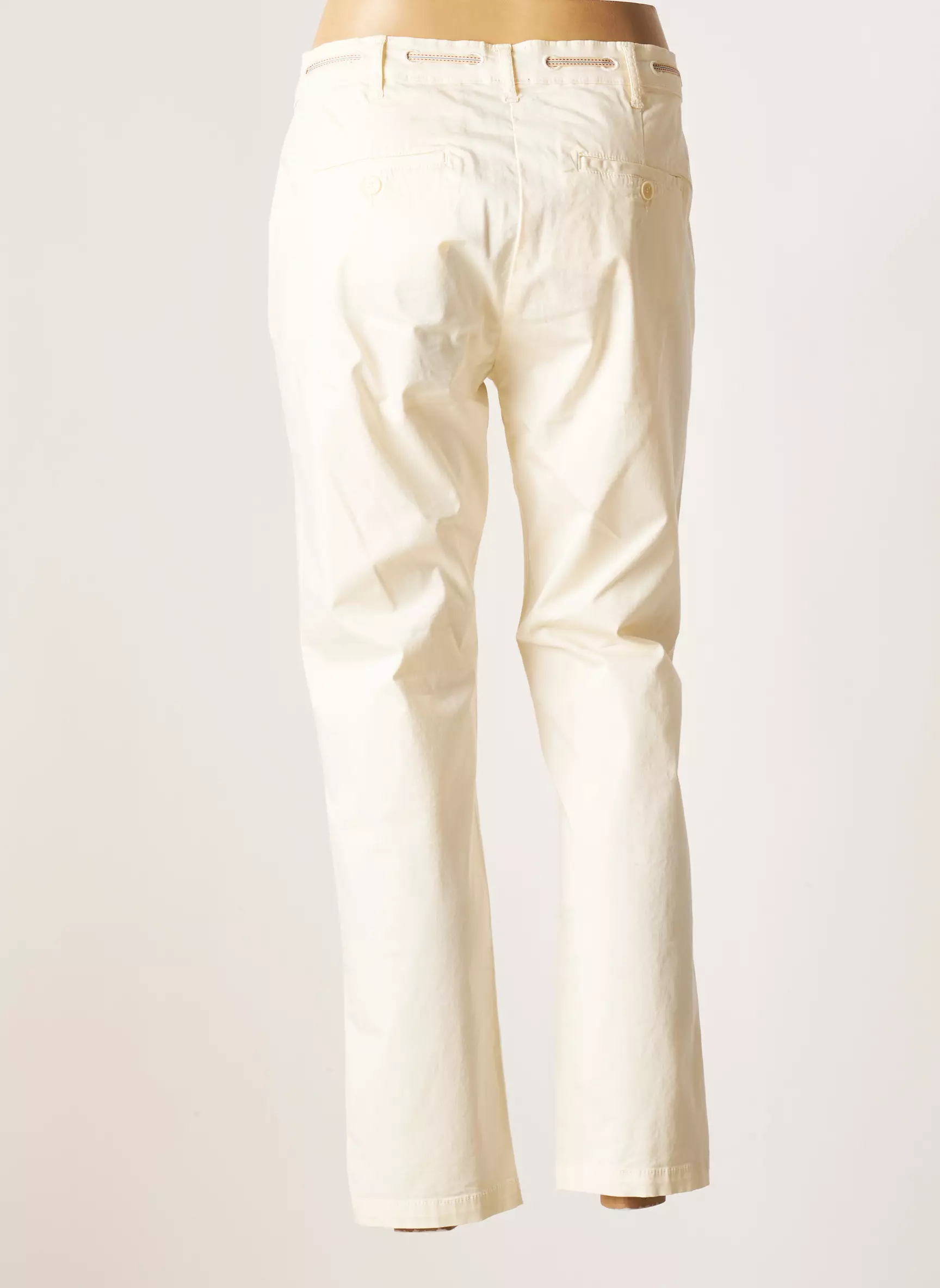 Deauville Pantalons Chino Femme couleur blanc