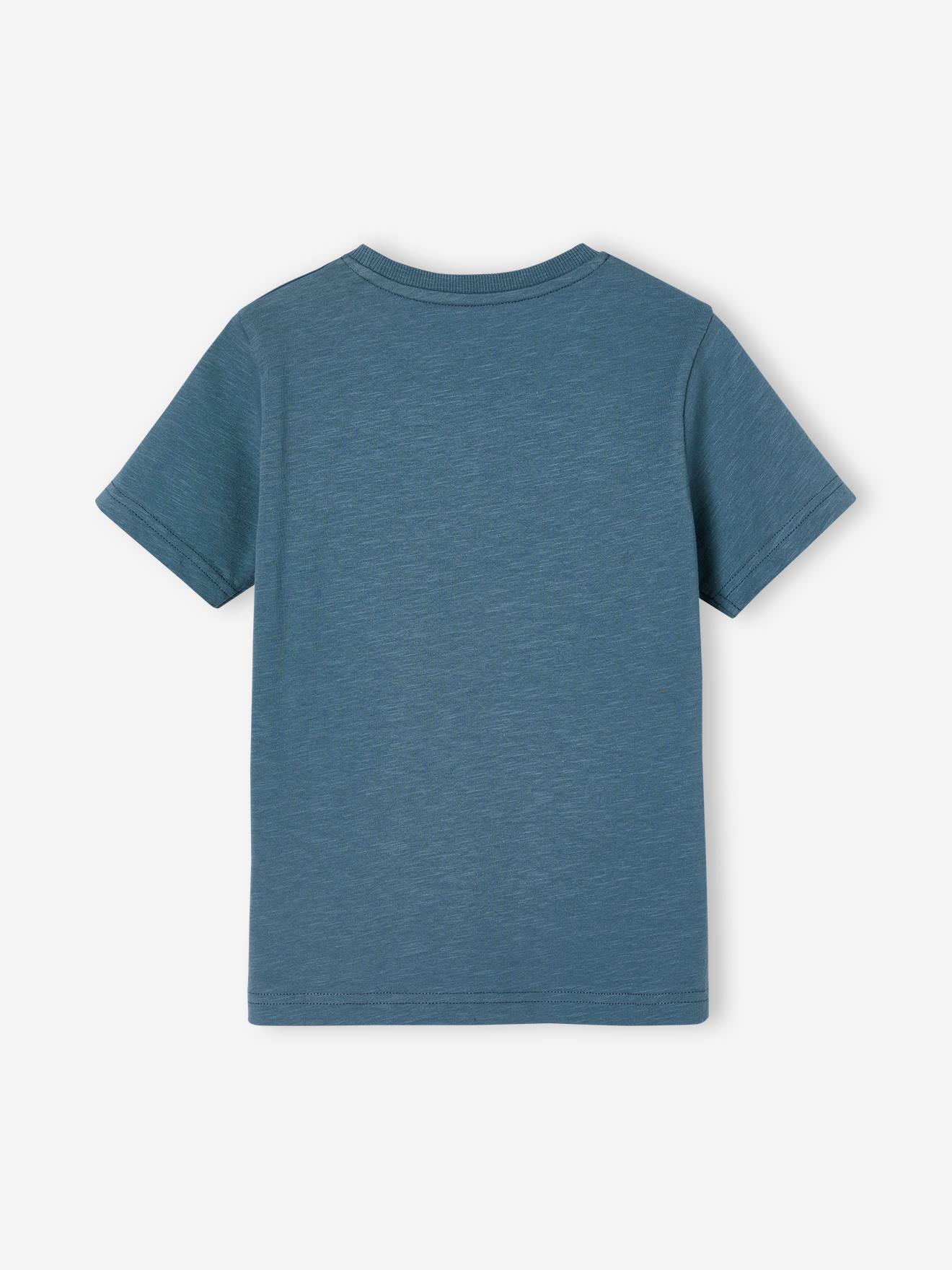 T-shirt Basics personnalisable garçon manches courtes bordeaux