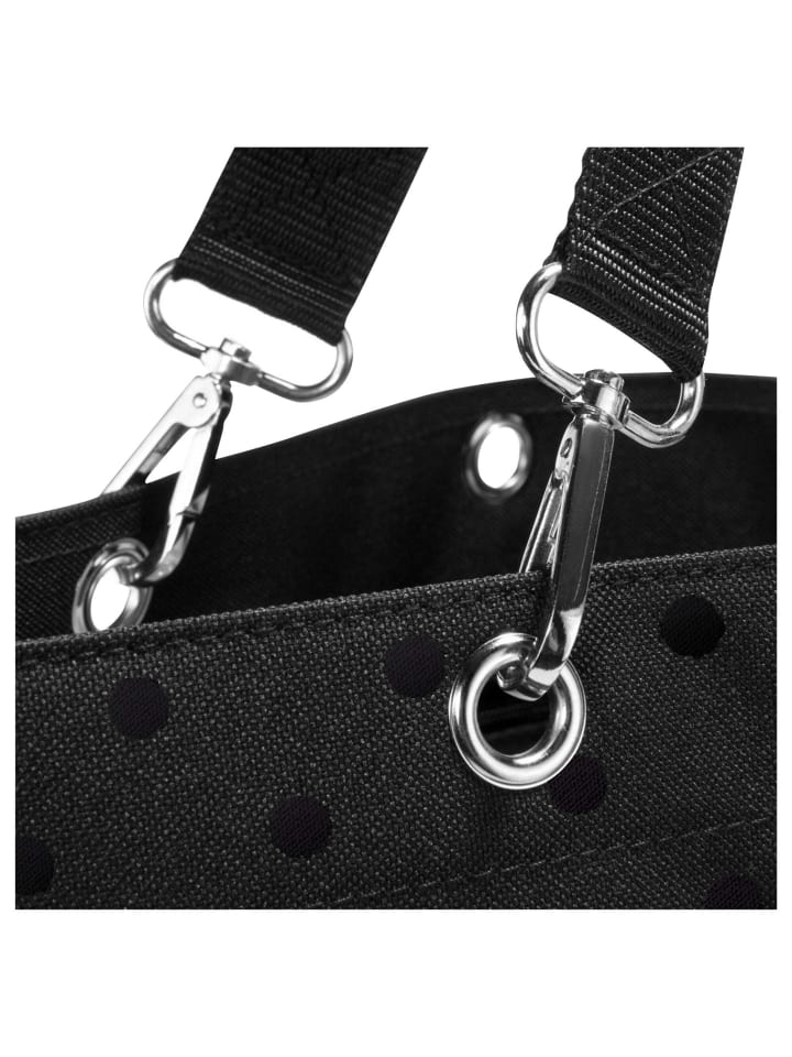 Reisenthel XL - Shopper 65 cm (twist powder blue) in glossy dots black günstig kaufen onesize