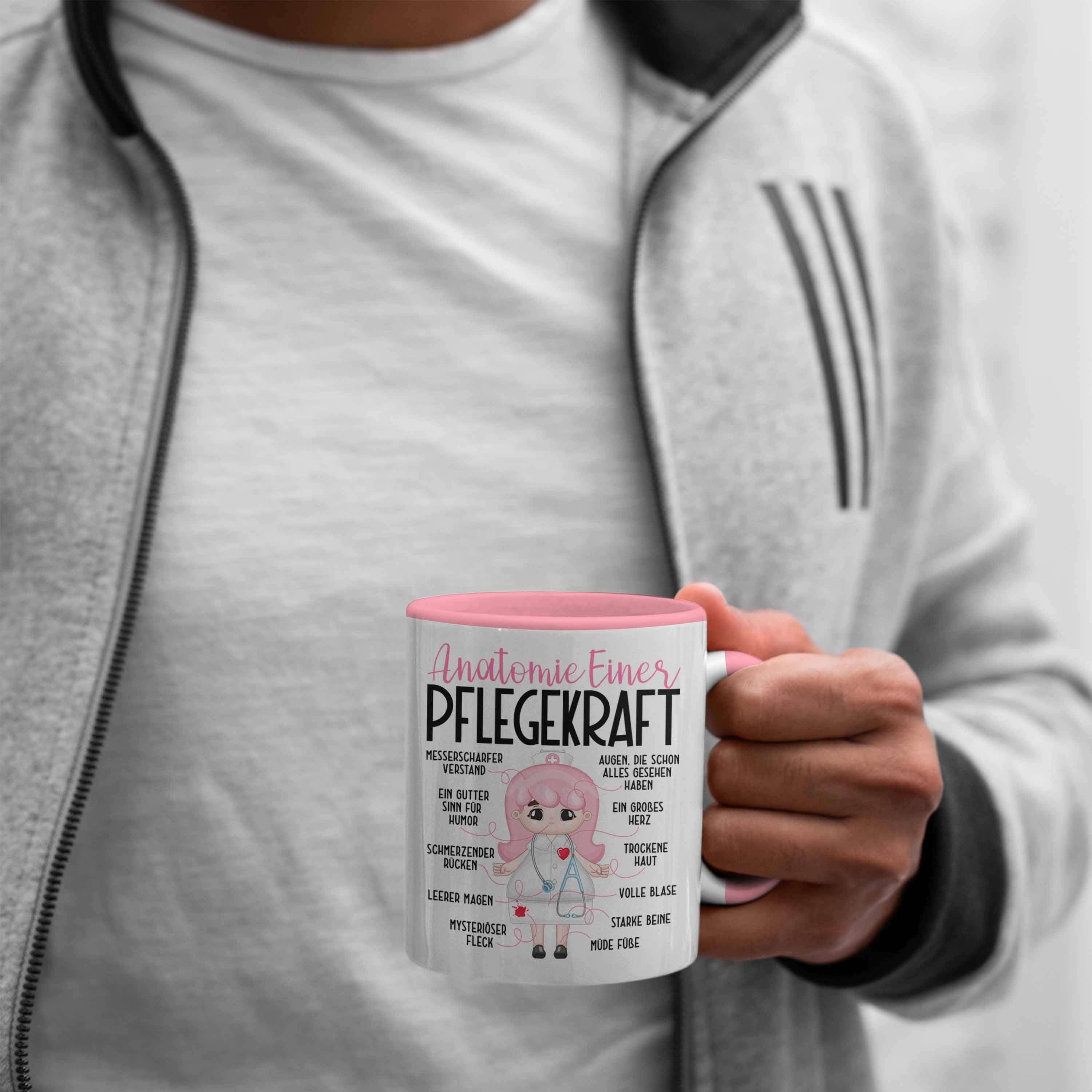 Trendation Tasse Pflegefachkraft Tasse Geschenk Anatomie Einer Pflege Frauen Pflegerin