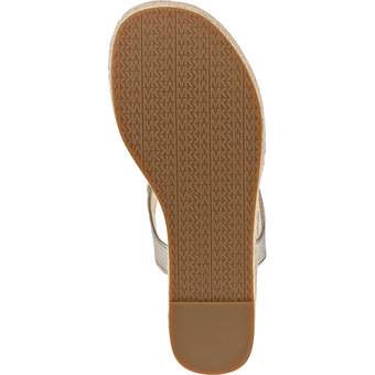 Michael Kors Laney Thong Keilsandale in gold