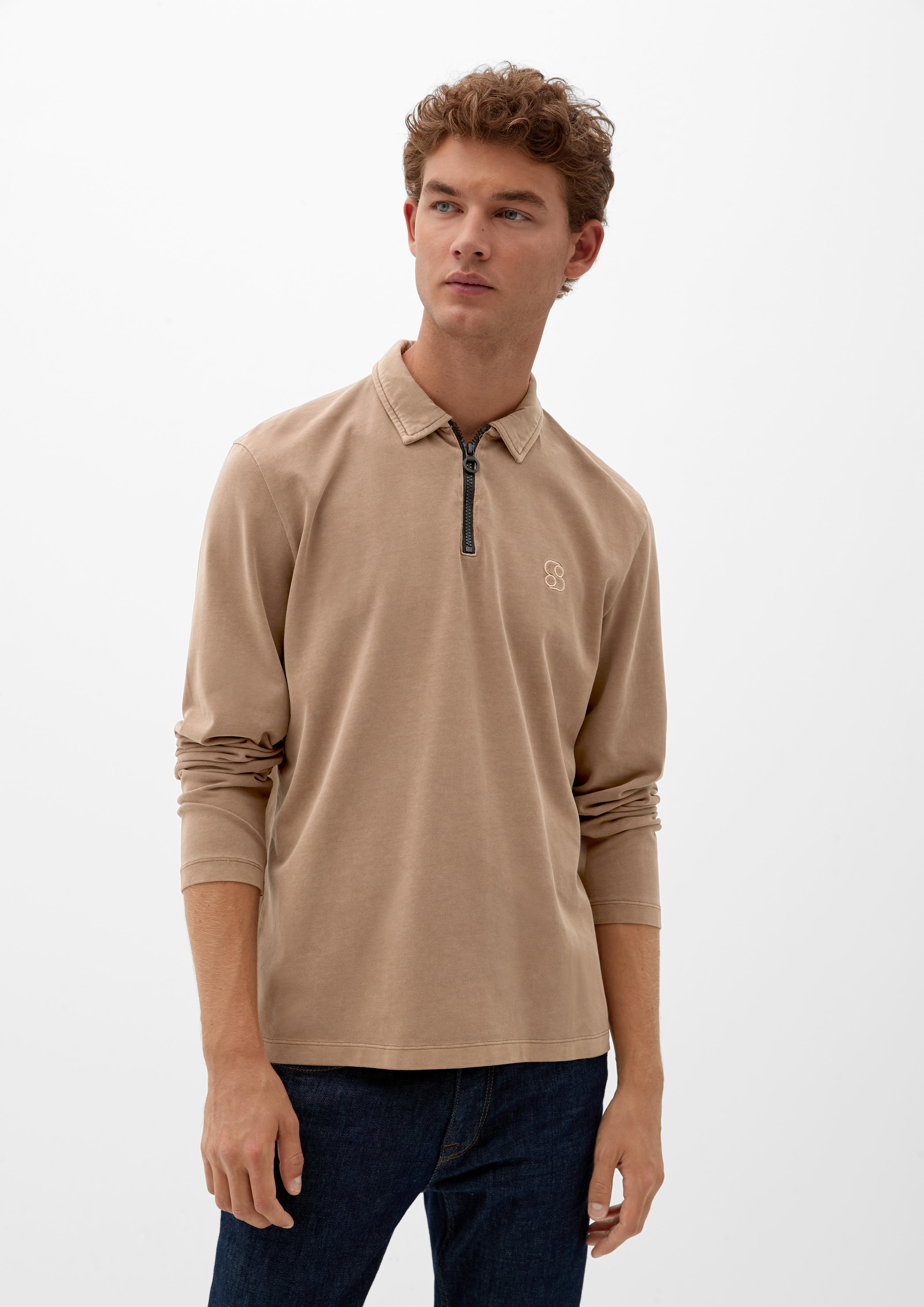 Langarmshirt mit Kragen  2118481-8592