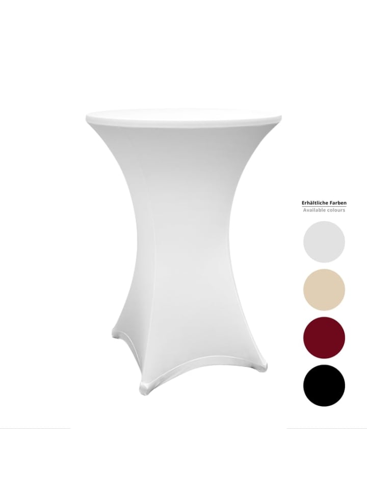 Lumaland Stehtischhusse Tisch Husse abwischbar stretch schnelltrocknend Ø 80-85cm günstig kaufen onesize
